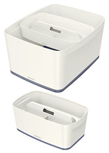 Leitz Mybox Organiser Tray With Handle Large White Dd