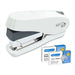 Best Value Rapesco 1467 ECO Luna Less Effort Stapler with Staples, Soft White, 50 Sheet