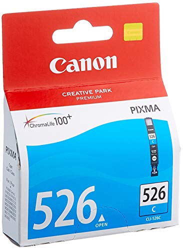 Canon CLI-526 C - 4541B001 - 1 x Cyan - Ink tank - For PIXMA iP4950,iX6550,MG5250,MG5350,MG6150,MG6250,MG8150,MG8250,MX715,MX885,MX895