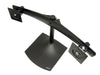 Ergotron DS100 Dual-Monitor Desk Stand, Horizontal - Stand for dual flat panel - aluminium, steel - black - screen size: up to 24"