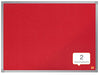 Nobo Essence Red Felt Notice Board 600X450Mm Dd