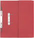 Best Value Exacompta Guildhall Pocket Spiral File, 315 gsm, Foolscap, Left hand pocket - Red, Pack of 25