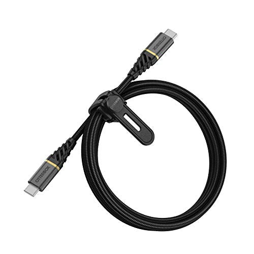 OtterBox Premium - USB cable - USB-C (M) to USB-C (M) - USB 2.0 - 3 A - 1 m - Power Delivery support - glamour black