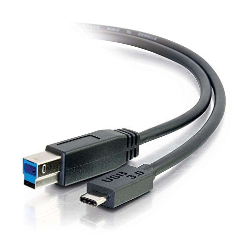 C2G 1m USB 3.1 Gen 1 USB Type C to USB B Cable M/M - USB C Cable Black - USB cable - USB Type B (M) to USB-C (M) - USB 3.1 - 1 m - black