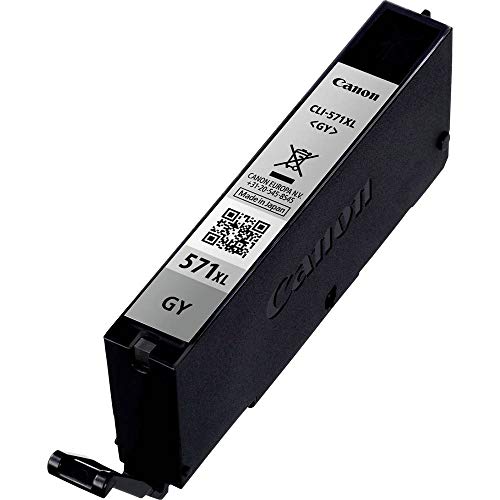 Canon CLI-571GY XL - 11 ml - High Yield - grey - original - ink tank - for PIXMA MG7750, MG7751, MG7752, MG7753, TS8050, TS8051, TS8052, TS8053, TS9050, TS9055