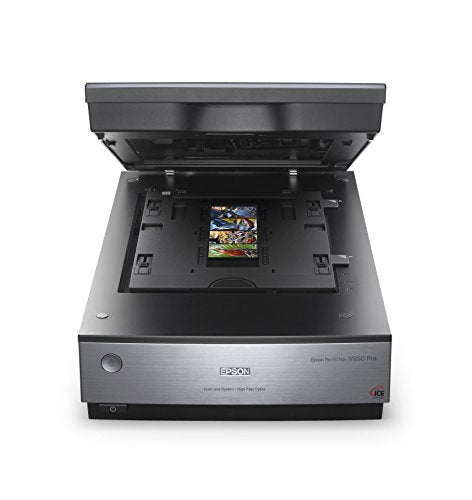 Perfection V850 Pro scanner A4 with Epson ReadyScan LED technology, 2 sets of film holders, transparent embedded player (up to 8x10 "), 6400x9600 dpi (4800x9600 on reflective), Dual Lens System, Anti Reflection Coating, Super Mirror Reflection, 4.0 Dmax, 16-bit color, Digital ICE, SilverFast SE Plus 8, Epson Copy Utility, Epson Event Manager, Epson Scan, X-Rite i1 Scanner, I / F USB 2.0, WIN / Mac, warranty document, 12 months service