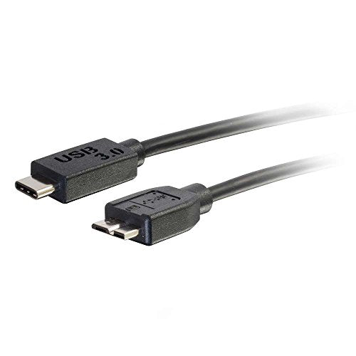 C2G 2m USB 3.1 Gen 1 USB Type C to USB Micro B Cable - USB C Cable Black - USB cable - USB-C (M) to Micro-USB Type B (M) - USB 3.1 - 2 m - black