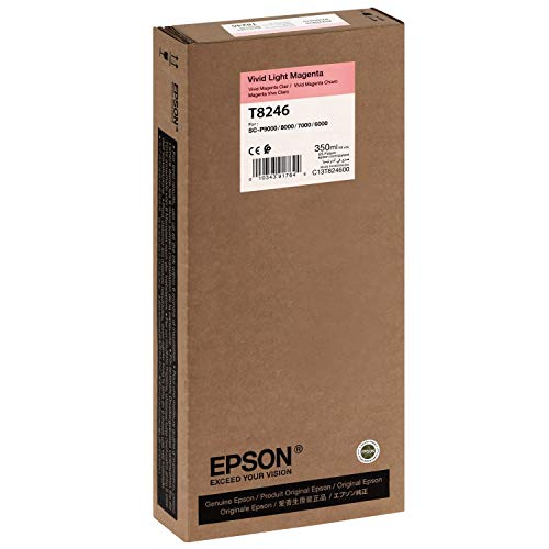 Epson T8246 - 350 ml - vivid light magenta - original - ink cartridge - for SureColor SC-P6000, SC-P7000, SC-P7000V, SC-P8000, SC-P9000, SC-P9000V