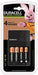 Duracell Battery Charger - Charges in 4 Hours, Coming with 2 AA and 2 AAA Batteries