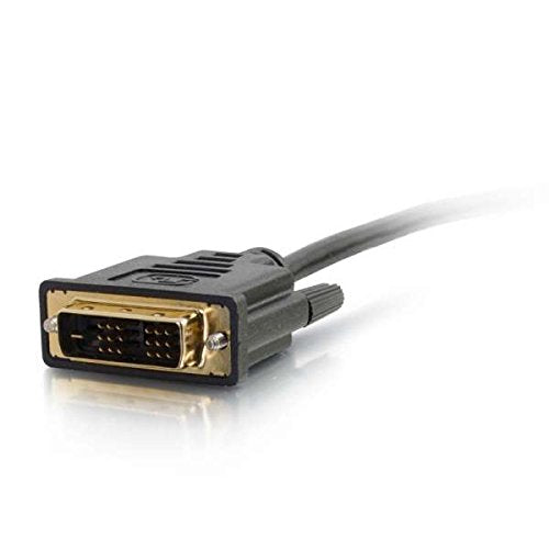 C2G 2M HDMI zu DVI-D Hochgeschwindigkeits-Digitalvideokabel, DVI zu HDMI Monitoradapterkabel, Full 1080p HD Geeignet für PS4, Raspberry Pi, Roku, Xbox One, Blue Ray, DVD, Dell Dockingstationen und mehr