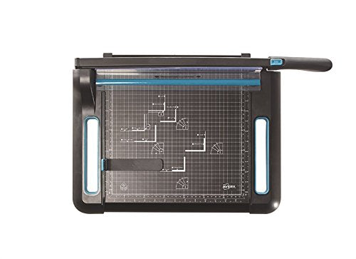 Best Value Avery A4 PG360 Precision Guillotine Paper Cutter, Black and Teal