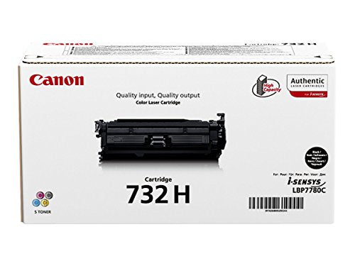 Canon 732H - 6264B002 - 1 x Black - High Yield - Toner Cartridge - For iSENSYS LBP7780Cx