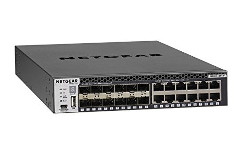 NETGEAR M4300-12X12F - Switch - L3 - Managed - 12 x 10/100/1000/10000 + 12 x 10 Gigabit SFP+ - front to back airflow - rack-mountable