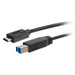 C2G 2m USB 3.1 Gen 1 USB Type C to USB B Cable M/M - USB C Cable Black - USB cable - USB Type B (M) to USB-C (M) - USB 3.1 - 2 m - black