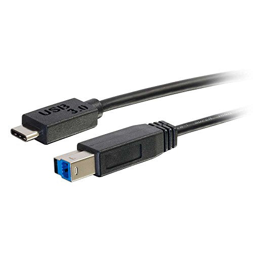 C2G 1m USB 3.1 Gen 1 USB Type C to USB B Cable M/M - USB C Cable Black - USB cable - USB Type B (M) to USB-C (M) - USB 3.1 - 1 m - black