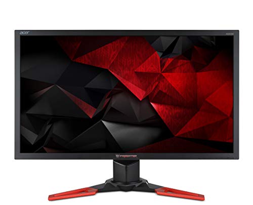 Predator XB281HKbmiprz XB1 Series, Gaming Monitor 71cm (28") Wide 16:9 4K2K 1ms 100M:1 300nits LED G-Sync v2 HDMI DP MM USB 3.0 Hub(1up 4down) Height adj. Pivot EURO/UK EMEA TCO6.0 Black Acer EcoDisplay, 2 Years Bring In Warranty, TN+Film, LED, 3840 x 2160, 60 Hz, 30-140 KHz/30-70 Hz, 1 ms, 300 cd/m2, 100M:1, Tilt -5░-35░, Swivel, 60░/60░, Height Adjust 150mm, Pivot, 90, Internal Power Supply, HDMI + DP + USB3.0 Hub(1up 4down), VESA 100x100, ES6.0 Speakers, Black w/Red FootStand