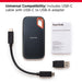 SanDisk Extreme Portable V2 - Solid state drive - 4 TB - external