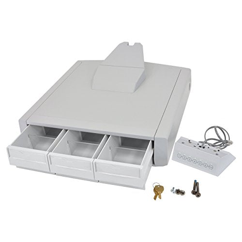 Ergotron SV44 Primary Triple Drawer for LCD Cart - Mounting component (sliding drawer) - grey, white