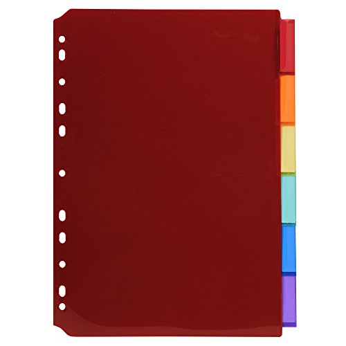 Best Value Exacompta PP Dividers, A4, 6 Parts - Multi-coloured