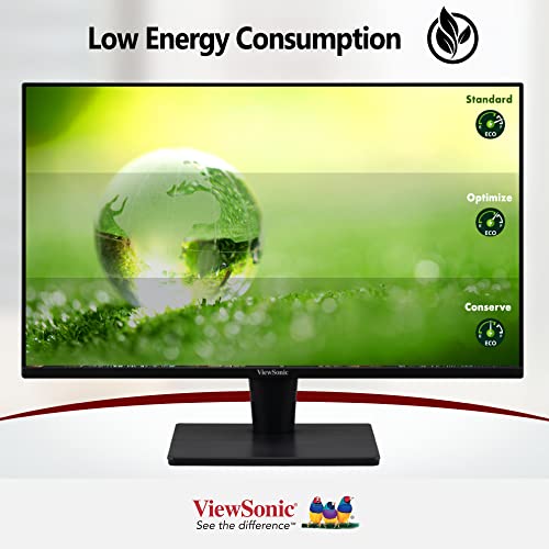 ViewSonic VA2715-H - LED monitor - 27" - 1920 x 1080 Full HD (1080p) @ 75 Hz - VA - 250 cd/m² - 4000:1 - 5 ms - HDMI, VGA