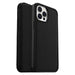 OtterBox Strada Series - Pro Pack - flip cover for mobile phone - leather - shadow - for Apple iPhone 12 Pro Max