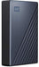 WD My Passport Ultra WDBFTM0040BBL - Hard drive - encrypted - 4 TB - external (portable) - USB 3.0 (USB-C connector) - 256-bit AES - blue