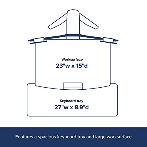 Ergotron WorkFit-S Dual with Worksurface+ - Stand (tray, desk clamp mount, pivot, column, crossbar) for 2 LCD displays / keyboard / mouse - black, polished aluminium - screen size: up to 24"