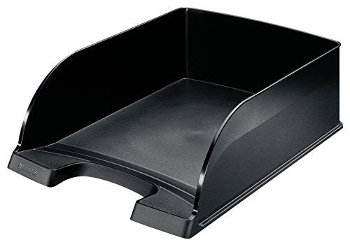 Best Value Leitz A4 Letter Tray, Jumbo, Black, Plus Range, 52330095