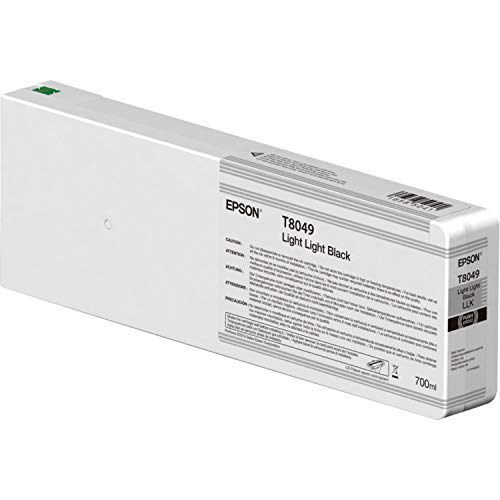 Epson T804900 - 700 ml - light light black - original - ink cartridge - for SureColor SC-P6000, SC-P7000, SC-P7000V, SC-P8000, SC-P9000, SC-P9000V