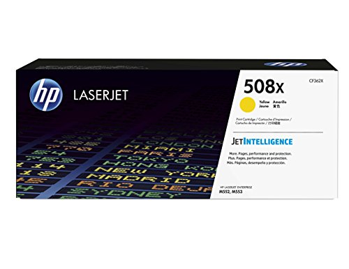 HP 508X - CF362X - 1 x Yellow - Toner cartridge - High Yield - For Color LaserJet Enterprise M552dn, M553dn, M553n, M553x