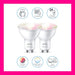 Wiz Colors - LED light bulb with reflector - shape: PAR16 - GU10 - 4.9 W (equivalent 50 W) - class A+ - 16 million colours - 2200-6500 K