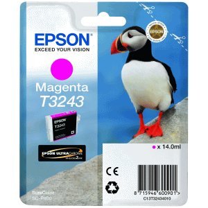 Best Value Epson C13T32434010 Ink Cartridge for Printer, Magenta, Genuine, Amazon Dash Replenishment Ready