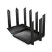 TP-Link Archer AX95 V1 - Wireless router - 3-port switch - GigE, 2.5 GigE - WAN ports: 2 - 802.11a/b/g/n/ac/ax - Tri-Band