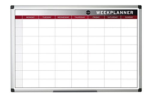 Best Value BQ07340 Bi-Office Magnetic Week Planner GA0233040