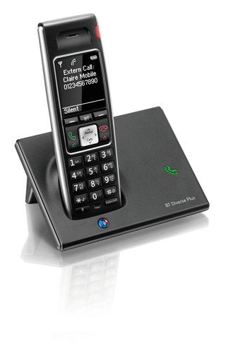 Best Value BT Diverse 7410 Plus Single DECT Phone, Black