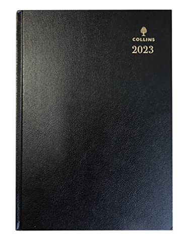 Collins 44 Desk Diary A4 Day To Page 2023 Black 44.99-23