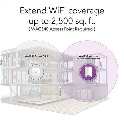 Netgear Insight WAC564 - Radio access point - 4 ports - 100Mb LAN, 802.11ac Wave 2 - Wi-Fi 5 - 2.4 GHz (1 band) / 5 GHz (2 bands)