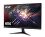 Acer Nitro VG240YU - LED monitor - 23.8" - 2560 x 1440 QHD @ 75 Hz - 300 cd/m - 1 ms - 2xHDMI, DisplayPort - black