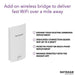 Netgear Insight Instant AirBridge WBC502 - Radio access point - 2 ports - GigE - Wi-Fi 5 - 2.4 GHz, 5 GHz - DC 24 V (PoE) - wall mountable