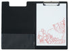 Best Value A4 Fold Over Clipboard 235 x 340mm Black PVC