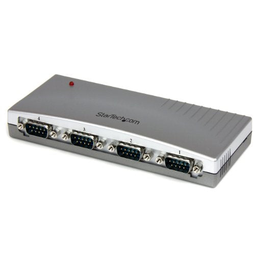 StarTech.com 4 Port USB to Serial RS232 Adapter - DB9M - RS232 Extension - Serial to USB (ICUSB2324)