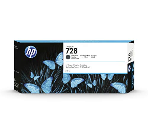 HP 728 - 300 ml - matte black - original - DesignJet - ink cartridge - for DesignJet T730, T830