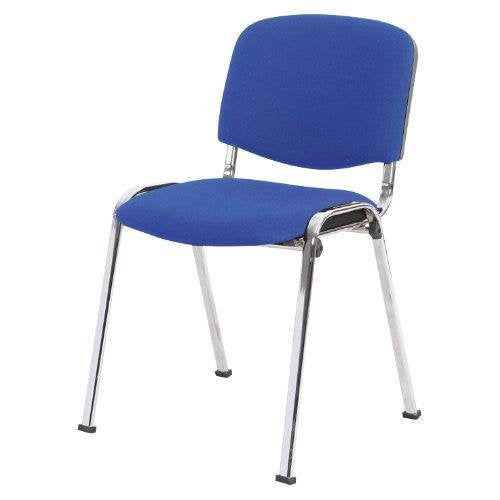 Best Value Easy-stacking Conference Chairs - Pack of 4 - Blue