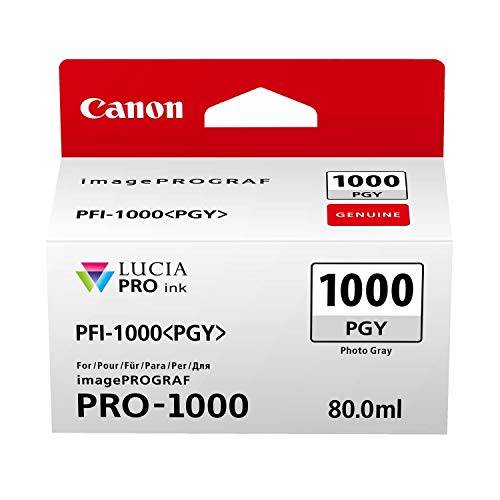 Canon PFI-1000 PGY - 80 ml - photo gray - original - ink tank - for imagePROGRAF PRO-1000