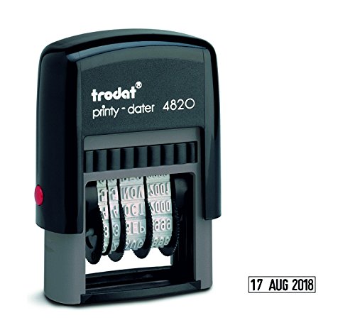 Best Value Trodat Printy 4820 Dater Self Inking Stamp