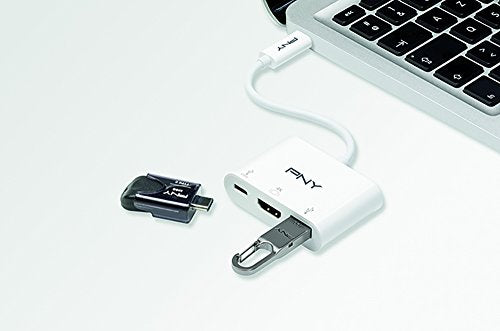 PNY 3in1 - Docking station - USB-C - HDMI