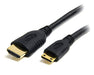 Best Value StarTech.com 0.5m High Speed HDMI Cable with Ethernet - HDMI to HDMI Mini- M/M - Mini HDMI Cable - 50 cm HDMI Cable (HDACMM50CM)