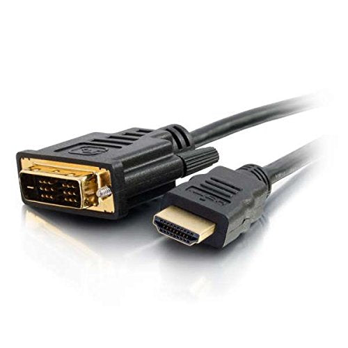 C2G 1m HDMI to DVI Adapter Cable - DVI-D Digital Video Cable - Video cable - single link - DVI-D male to HDMI male - 1 m - double shielded - black