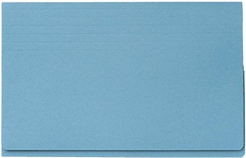 Best Value Exacompta Guildhall Probate Wallets, 315 gsm, Foolscap - Blue, Pack of 25