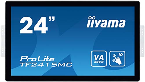 iiyama ProLite TF2415MC-B2 - LED monitor - 23.8" - open frame - touchscreen - 1920 x 1080 Full HD (1080p) @ 60 Hz - VA - 350 cd/m - 3000:1 - 16 ms - HDMI, VGA, DisplayPort - black